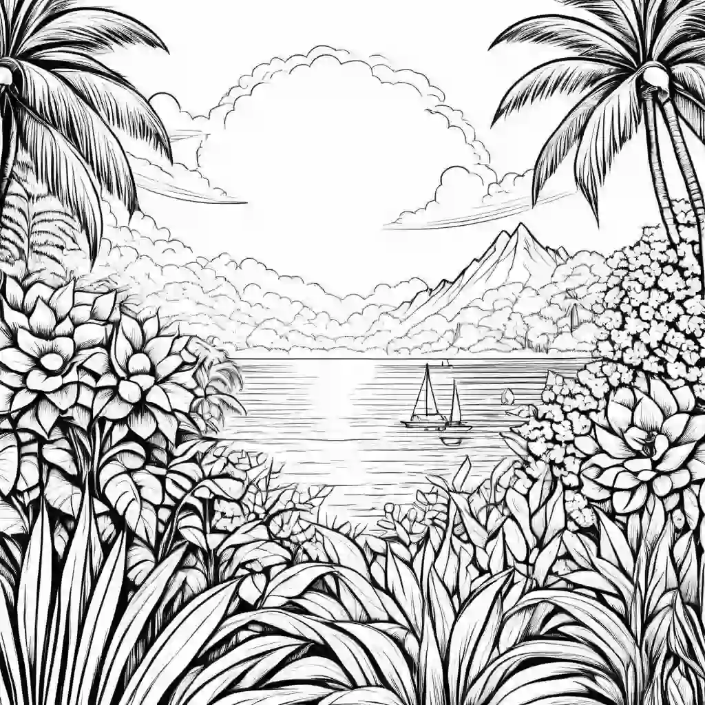 Sunny Summer Day coloring pages